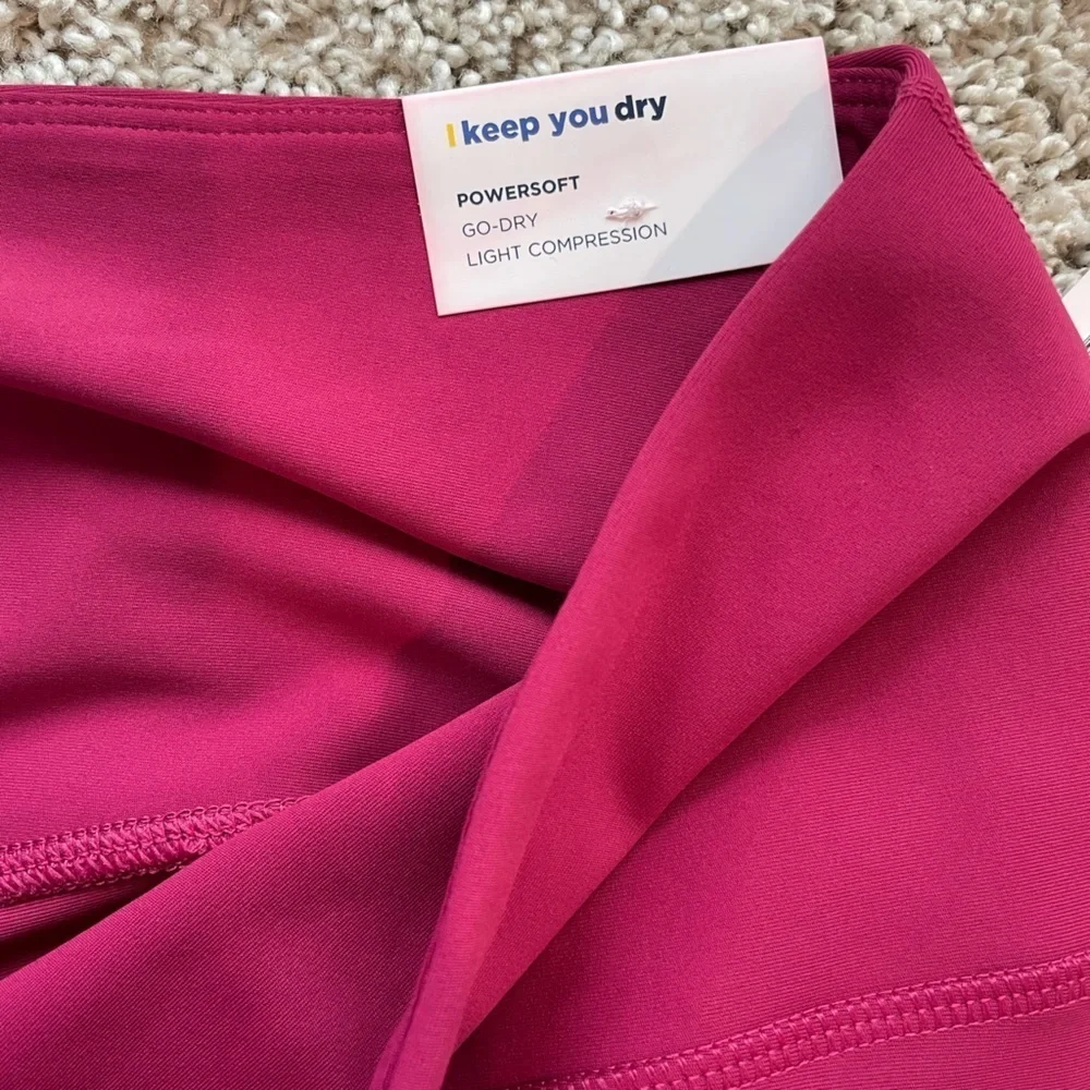 Old Navy Power Soft 7/8 leggings with ankle cutouts workout size large Tall NWT - Picture 5 of 6